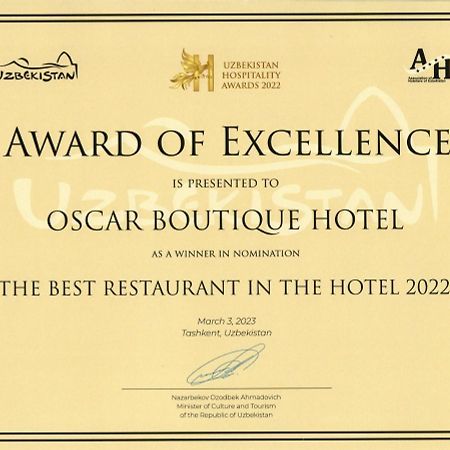 טשקנט Oscar Boutique Hotel מראה חיצוני תמונה