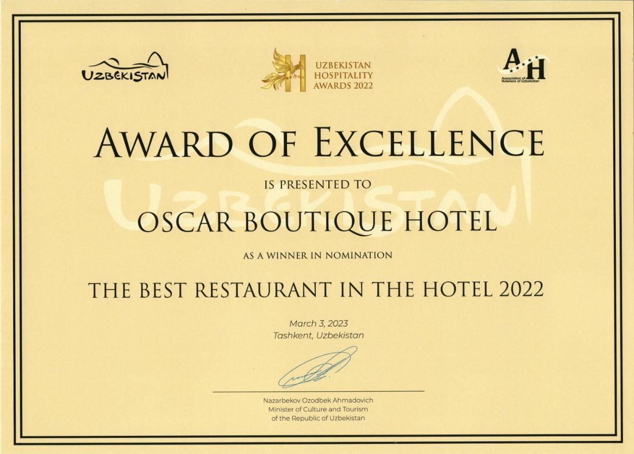 טשקנט Oscar Boutique Hotel מראה חיצוני תמונה